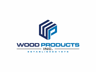 Wood Products, Inc. logo design by ammad