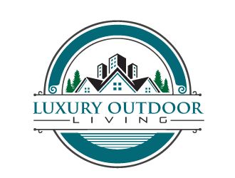 luxury outdoor living logo design by tec343