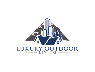 luxury outdoor living logo design by akhi