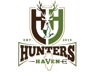 Hunters Haven logo design by REDCROW