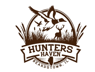 Hunters Haven logo design by jaize