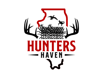 Hunters Haven logo design by done