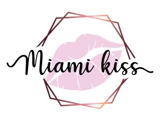 Miami kiss  logo design by MonkDesign