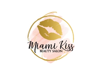 Miami kiss  logo design by Erasedink
