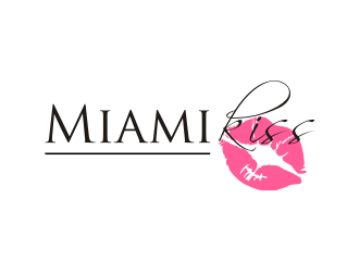 Miami kiss  logo design by KQ5