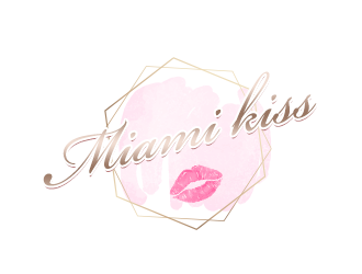 Miami kiss  logo design by ProfessionalRoy