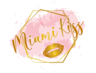 Miami kiss  logo design by LogOExperT