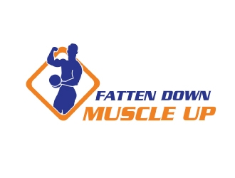 Fatten Down Muscle Up logo design by AamirKhan