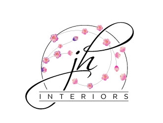 JH Interiors logo design by maze