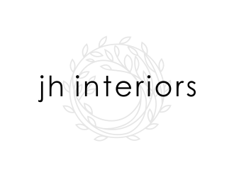 JH Interiors logo design by N3V4