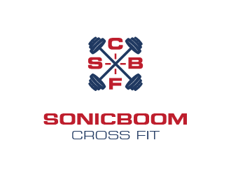 Sonic Boom CrossFit logo design by enan+graphics