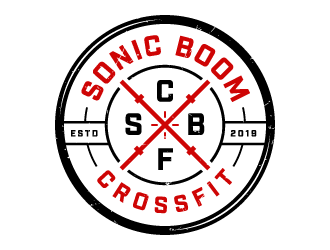 Sonic Boom CrossFit logo design by akilis13
