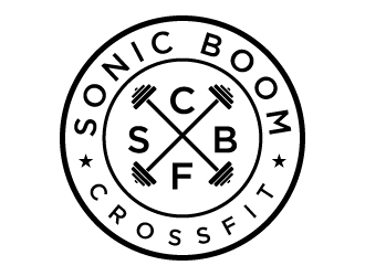 Sonic Boom CrossFit logo design by labo