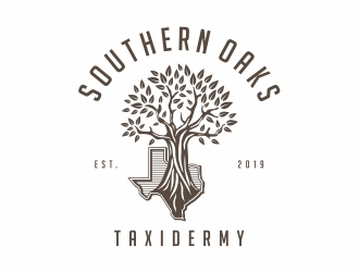 Southern Oaks Taxidermy  logo design by Eko_Kurniawan