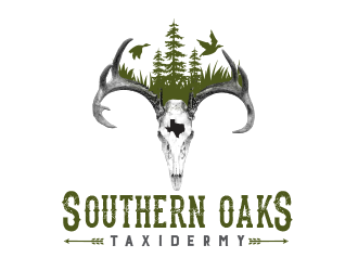 Southern Oaks Taxidermy  logo design by scriotx