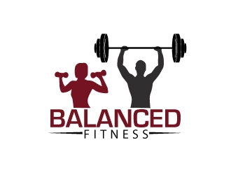 Balanced Fitness logo design by AamirKhan