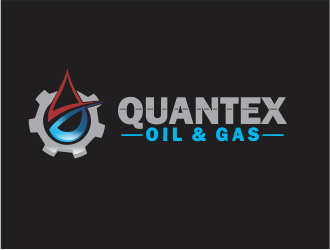 QUANTEX OIL & GAS logo design by up2date