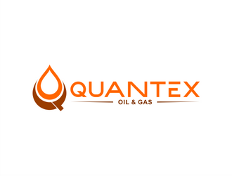 QUANTEX OIL & GAS logo design by Ipung144