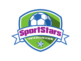 SportStars Youth Soccer League logo design by SmartTaste