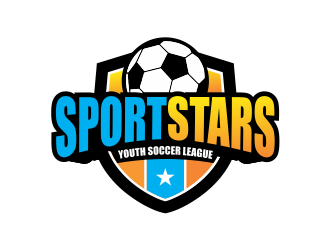 SportStars Youth Soccer League logo design by Girly