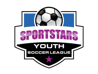 SportStars Youth Soccer League logo design by invento