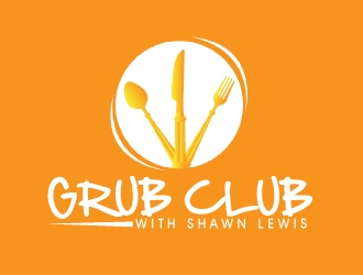 Grub Club with Shawn Lewis logo design by AamirKhan