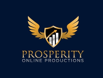 Prosperity Online Productions logo design by maze