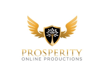 Prosperity Online Productions logo design by maze