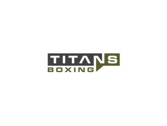  Titans boxing  logo design by bricton