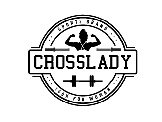 CROSSLADY logo design by SOLARFLARE