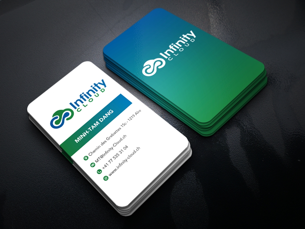 Infinity Cloud logo design by KHAI