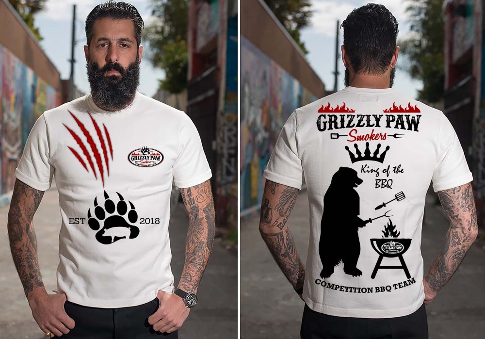 Grizzly Paw Smokers logo design by bulatITA