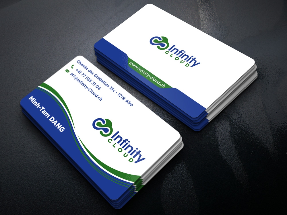 Infinity Cloud logo design by Gelotine