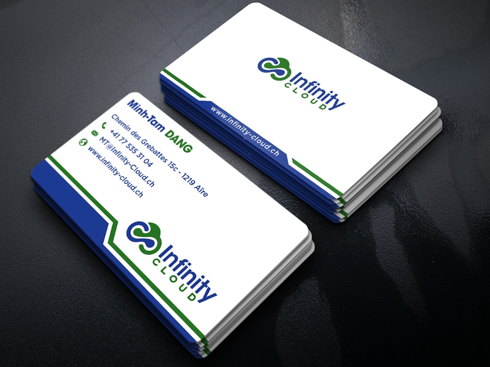 Infinity Cloud logo design by Gelotine