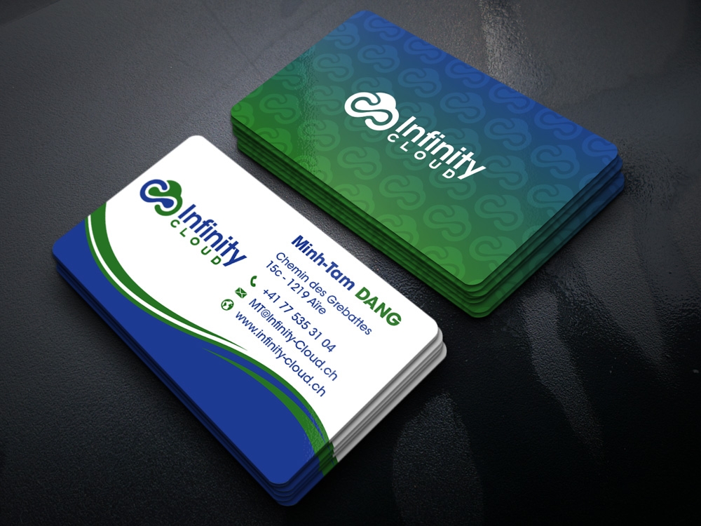 Infinity Cloud logo design by Gelotine