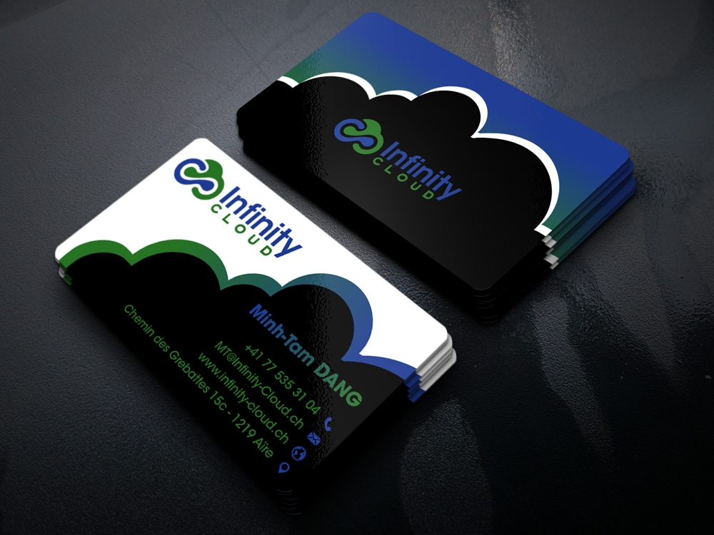 Infinity Cloud logo design by Gelotine