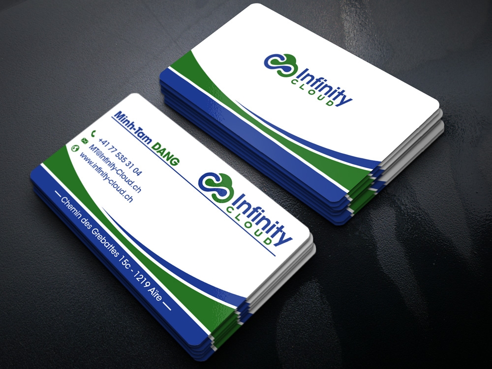 Infinity Cloud logo design by Gelotine