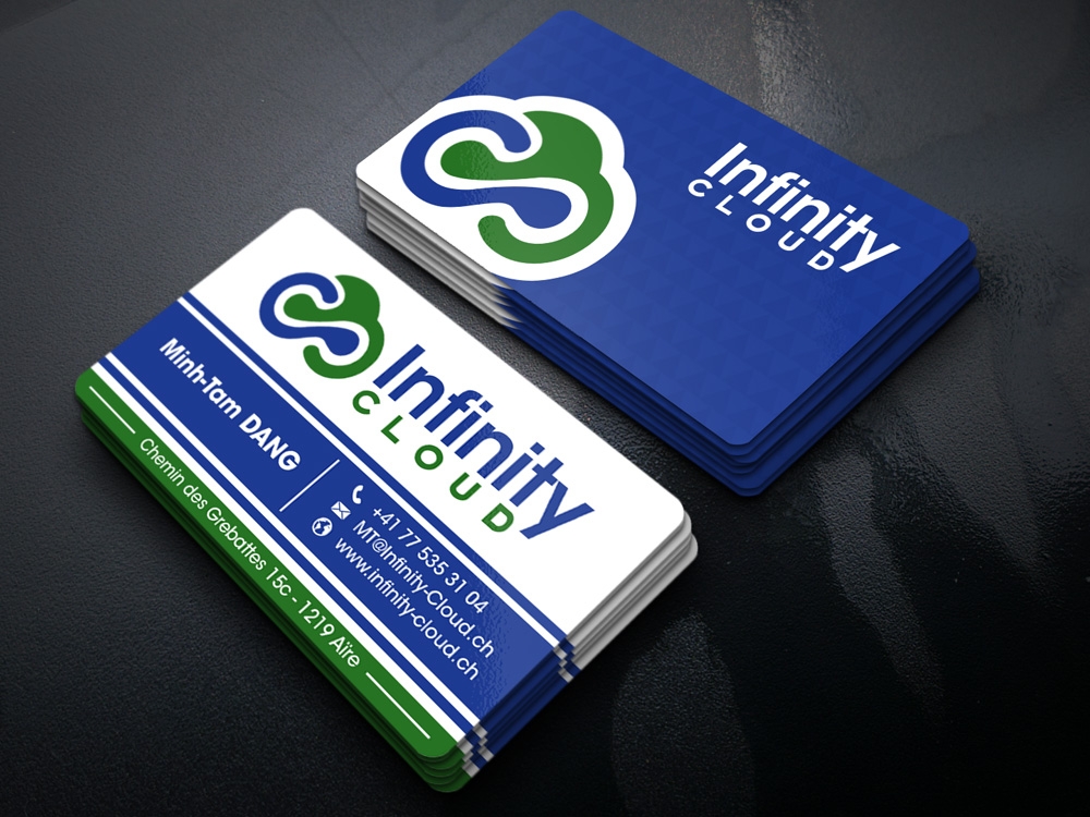 Infinity Cloud logo design by Gelotine