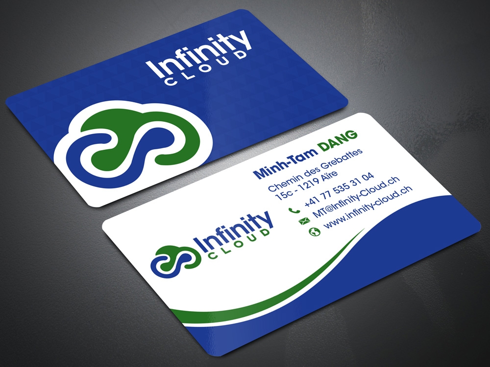 Infinity Cloud logo design by Gelotine