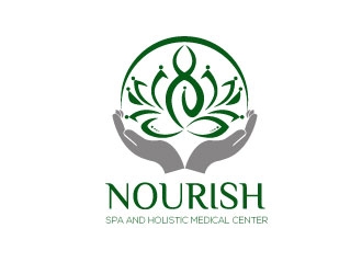 Nourish logo design by robiulrobin