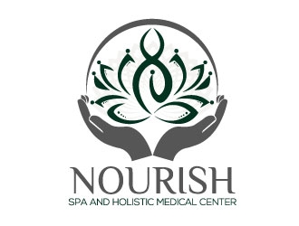 Nourish logo design by robiulrobin