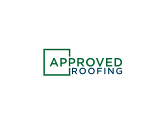 Approved Roofing logo design by logitec