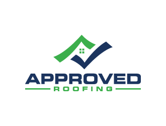 Approved Roofing logo design by denfransko