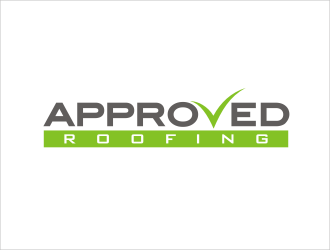 Approved Roofing logo design by catalin