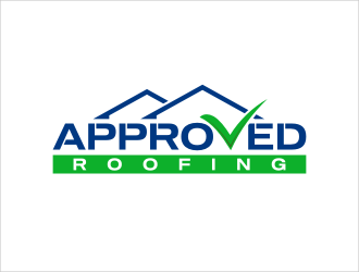 Approved Roofing logo design by catalin