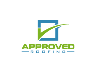 Approved Roofing logo design by pencilhand