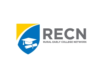 RECN   Rural Early College Network logo design by Erasedink