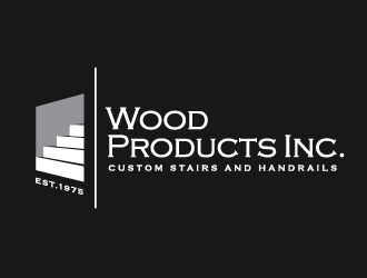 Wood Products, Inc. logo design by Lovoos