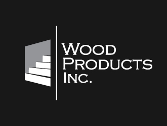 Wood Products, Inc. logo design by Lovoos