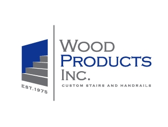 Wood Products, Inc. logo design by Lovoos